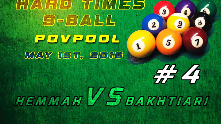 HTB 9 BALL / #4 Dave HEMMAH vs Ramin BAKHTIARI MAY...