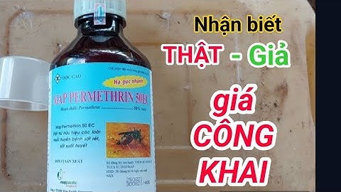 Thuốc Diệt Muỗi Phòng Ngừa Sốt Xuất Huyết Và Sốt Rét Hiệu Quả - MAP PERMETHRIN 50EC