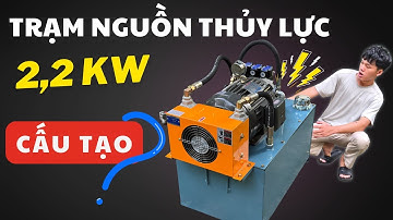 Cấu Tạo Trạm Nguồn Thủy Lực 2.2kW Điều Khiển 2 Xi Lanh - Cực Chi Tiết