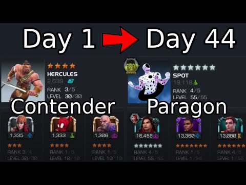 This Is The Story Of How I Became Paragon In 44 Days (Without Spending)| Marvel Contest Of Champions