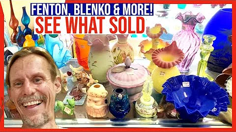 WHAT PRICES DID WE GET? | LIVE SALE AT FENTON GLAS...