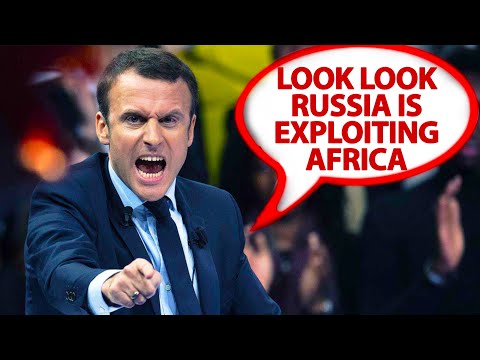 After BRICS rejection Macron  is now accusing Russia of exploiting Africa