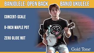 Banjolele: Open Back Banjo Ukulele | Gold Tone