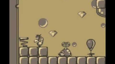 Alfred Chicken (1993) Gameboy Gameplay