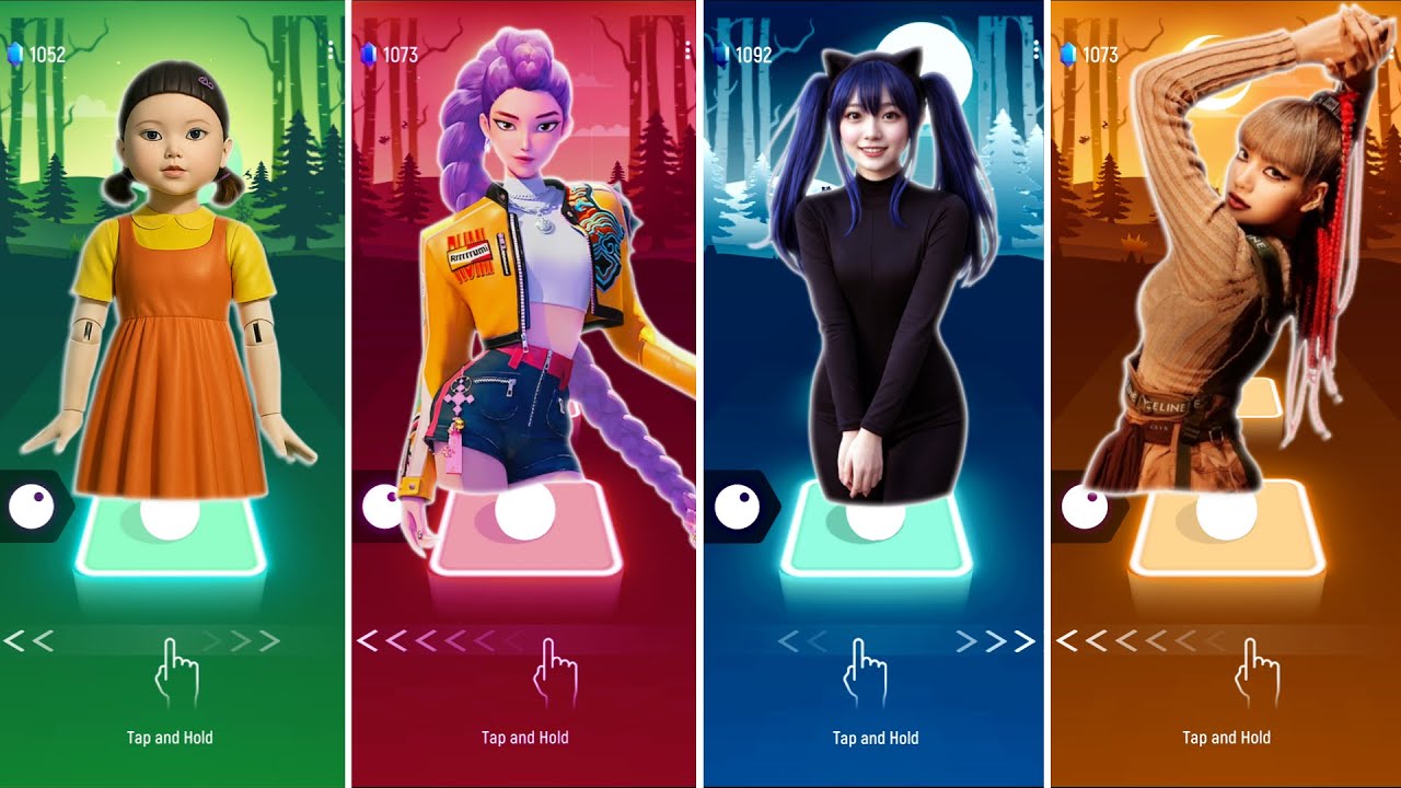 KPop Demon Hunters Rumi vs Lisa Money Blackpink  Toca Toca Dance x Squid Game