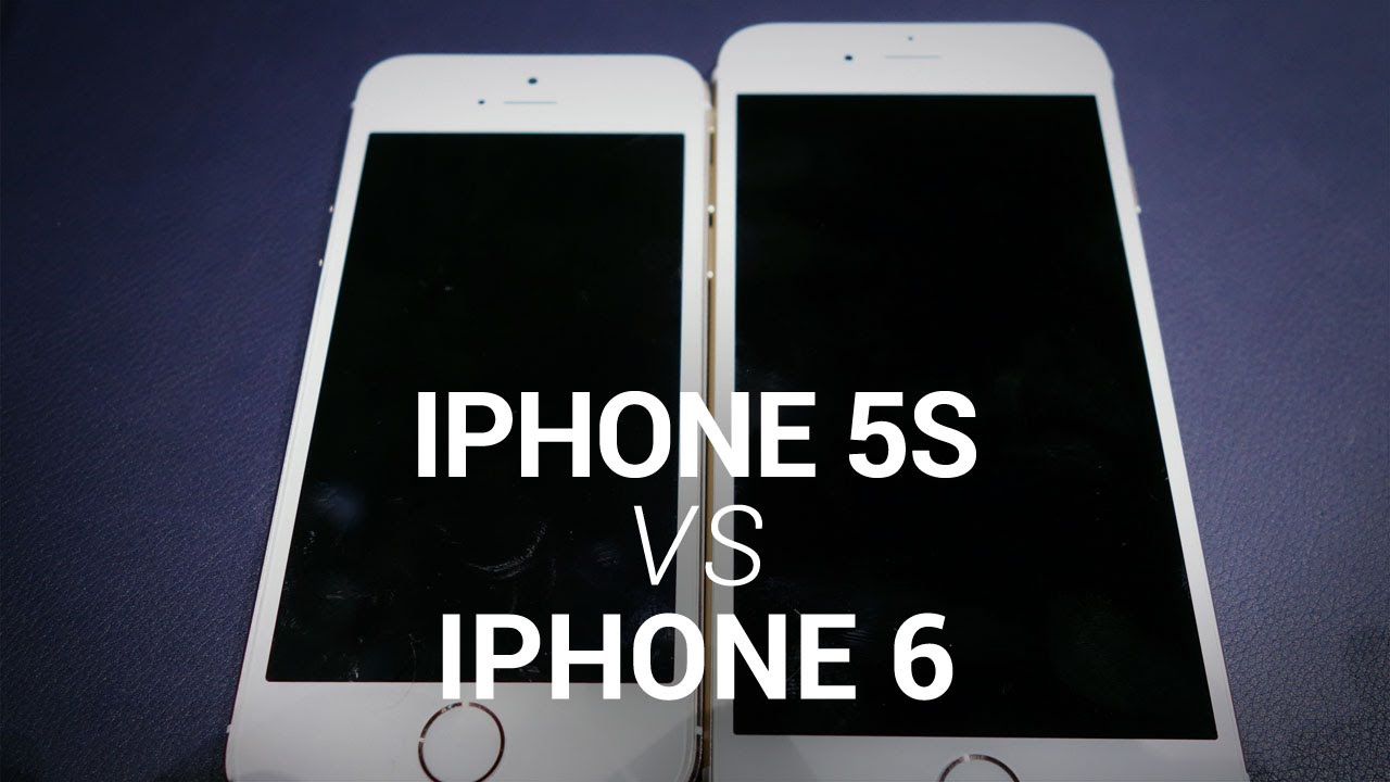 Iphone 6 Vs Iphone 5s Show Floor Comparison Youtube