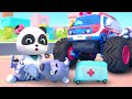 เจ้าหมาป่าจอมโกหก | ตำรวจผู้ช่วยเหลือผู้บาดเจ็บ | เพลงเด็ก | เบบี้บัส | Kids Song | BabyBus