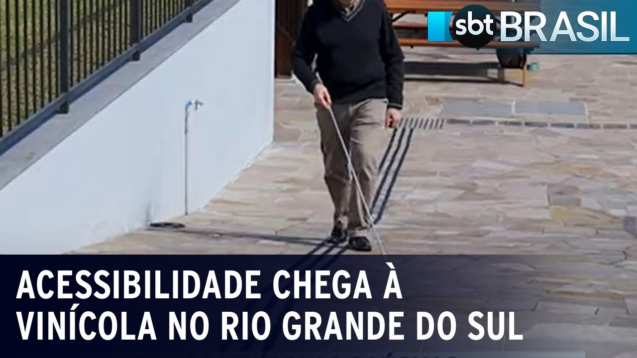 Vinícola passa por adaptações para receber pessoas com deficiências | SBT Brasil (23/09/23)