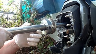 Pulling and replacing gimbal bearing on OMC Cobra, Similar on Mercruiser too