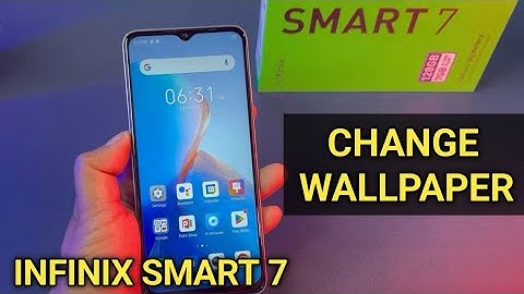 how to set wallpaper infinix smart 7, infinix smart 7 wallpaper settings