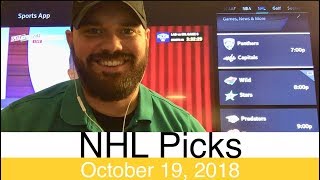 NHL Picks (10-19-18) | Hockey Sports Betting Expert Predictions | Vegas Odds | October 19, 2018 NHL Picks (10-19-18) | Hockey Sports Betting Expert Predictions | Vegas Odds | October 19, 2018