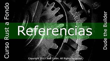 Rust a Fondo: Referencias
