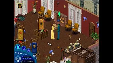 The Sims 1 - Miss Lucille Resurrects Zombie
