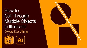 How to Cut Through Multiple Objects in Illustrator (Divide Everything)