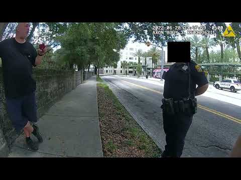 Jeff Gray BodyCam Unedited Trespassed at Tampa HART Station