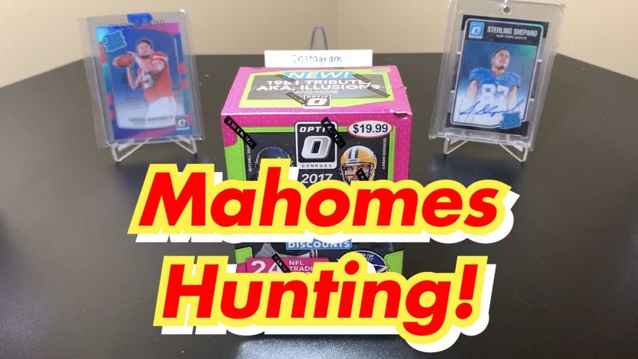 2017 Panini Donruss Optic Football Retail Blaster Box Break #2 - Mahomes Hunting!