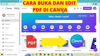 CARA BUKA DAN EDIT PDF DI CANVA