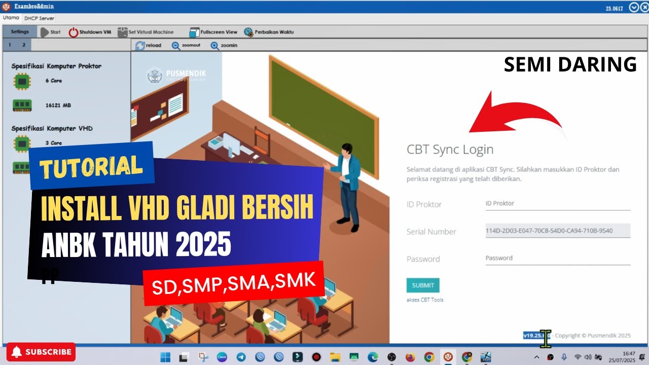 Cara Install VHD Gladi Bersih ANBK 2025 Lengkap dan Praktis