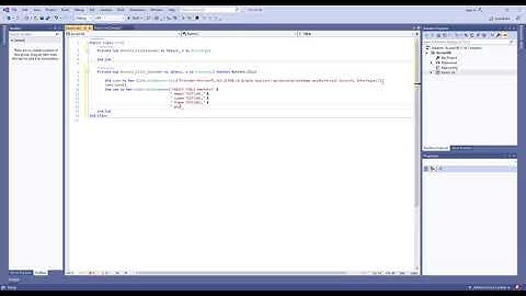 Create Table In Access database through vb.net. #VBA