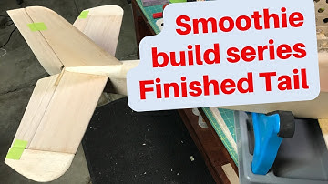 Balsa USA Smoothie RC Plane Kit Build No 30, Finished Tail Section