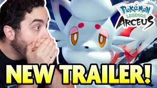 NEW POKEMON REVEAL! LIVE REACTION to HISUIAN ZORUA and ZOROARK in Pokemon Legends Arceus!