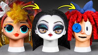 Crazy New Doll Makeover 🖤💀👗 From Doll To Morticia To Ragatha
