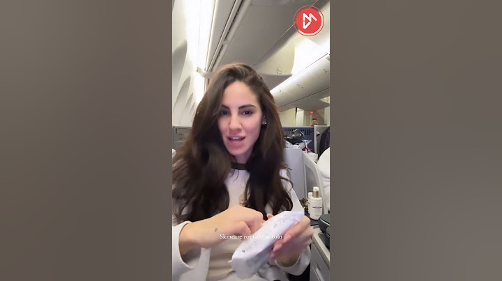 #giuliadelellis e la #skincare in volo #shorts