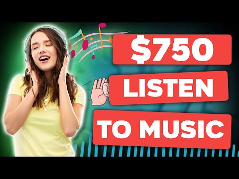 Earn Up To $750 Just Listening To Music! *FREE* | Make Money Online 2023