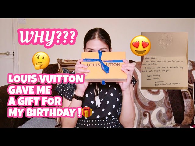 We bought Champagnepaki a birthday gift from Louis Vuitton