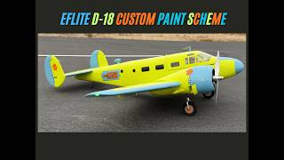 Eflite D18!  Those Pesky kids Did Another Paint Scheme! #airplane #rcpilots #scoobydoo #aviation
