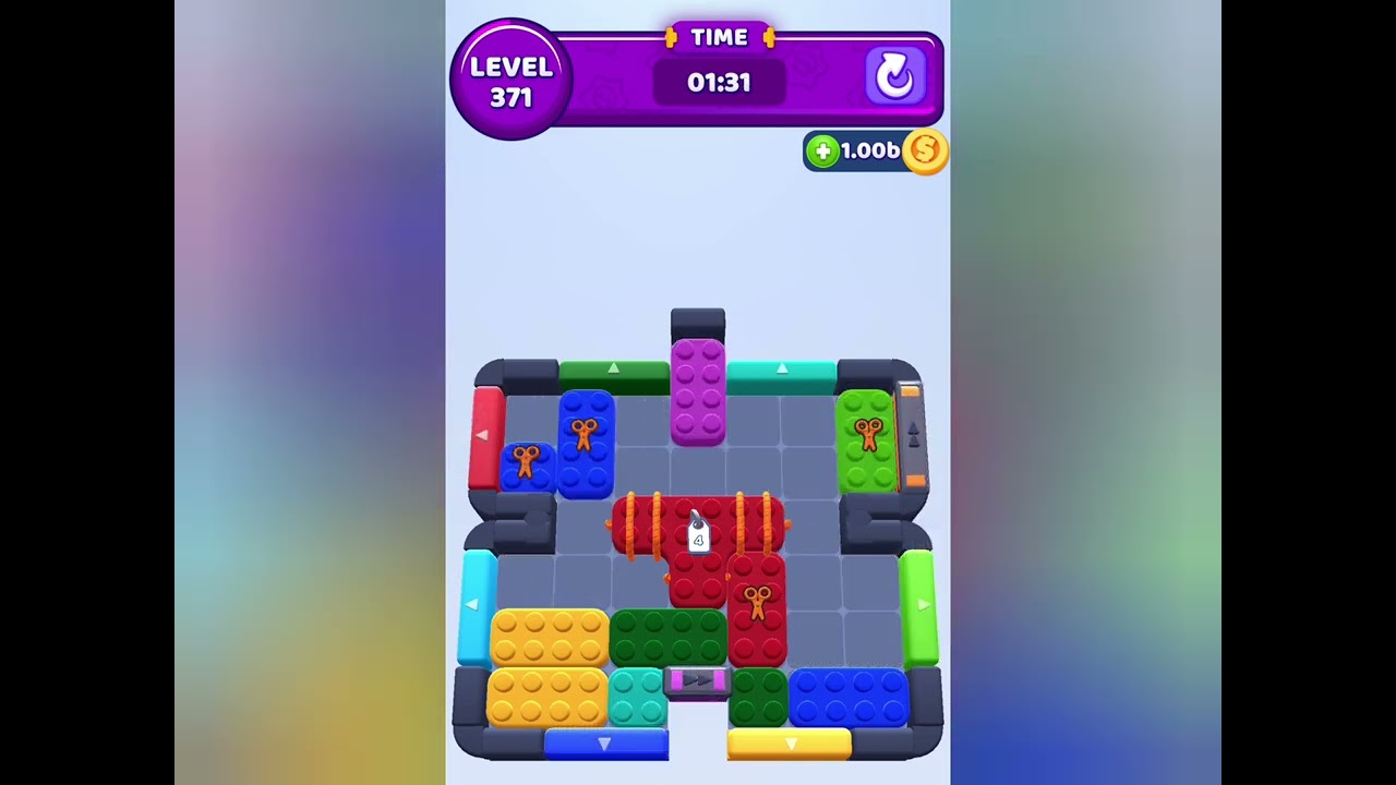 確確確 color block jam level 371 - YouTube