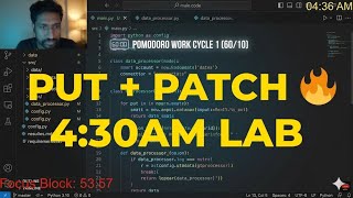 4:30AM Live | Making My API Fully Functional (PUT + PATCH)