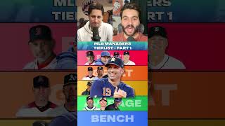 MLB Managers Tierlist 👀⚾️