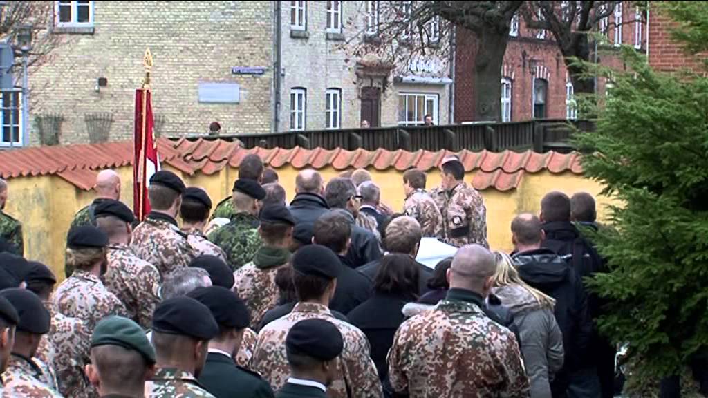 Militær begravelse i Køge