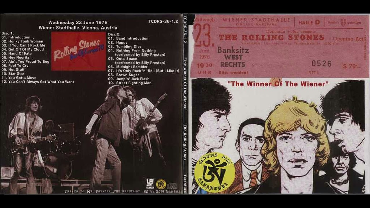 The Rolling Stones - Live In Vienna, Austria 1976-06-23 (Tarantura