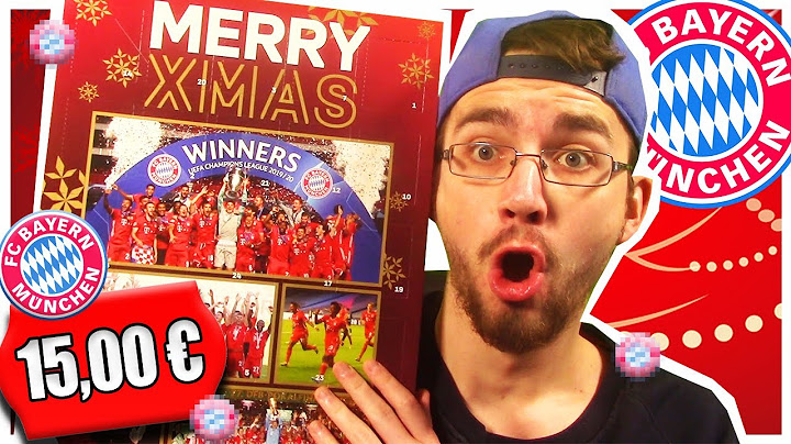 Ich teste den FC BAYERN MÜNCHEN Adventskalender 2020 🎅 deutsch