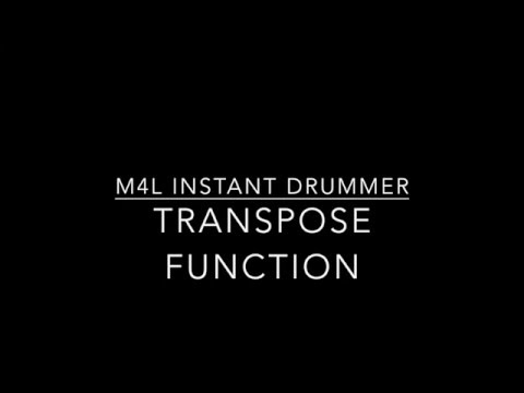 HOW TO #7 : Navigate into Ableton Drum Racks uing the Transpose functions // M4L Instant Drummer