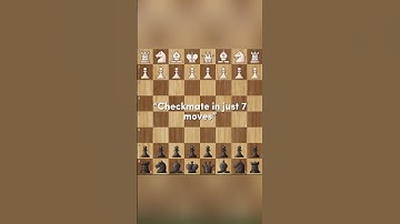 Checkmate in just 7 moves | Best trap #chess #trap #views #viral #viralvideo