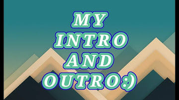 My INTRO and OUTRO video | Sample INTRO and OUTRO VIDEO | ONYENG TV |