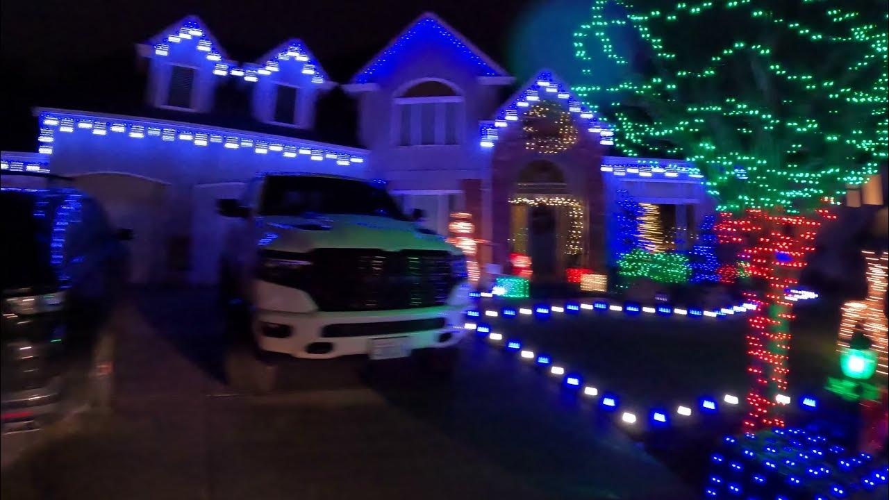 4k Christmas lights at viewpointe at Redondo, Federal Way, Washington