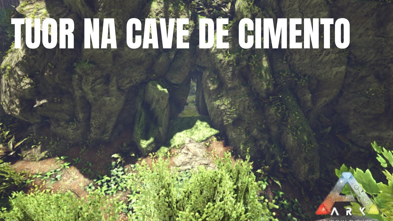 ARK Survival Evolved:  tour na  Cave de cimento no mapa the Island