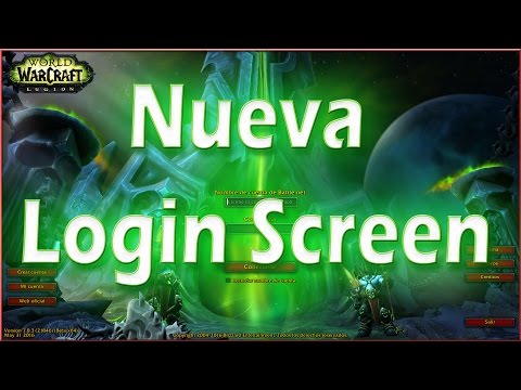 Nueva Login Screen WoW Legion