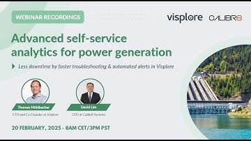 Advanced self-service analytics for power generation
