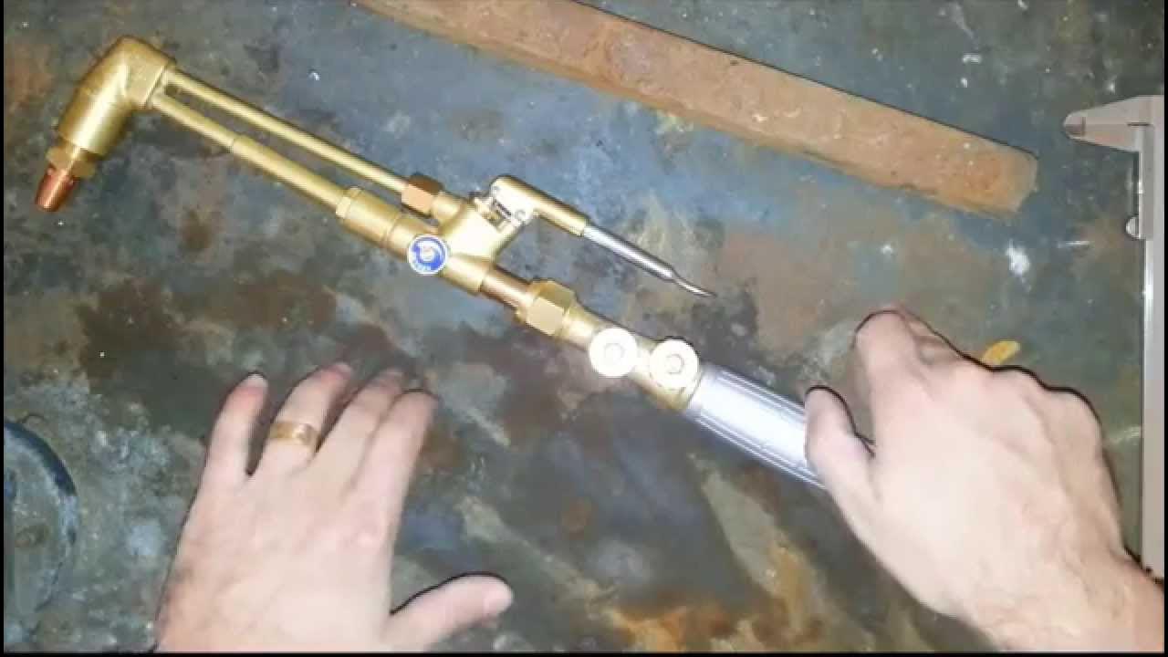 Oksijenle kesim nasıl yapılır propane cutting torch YouTube