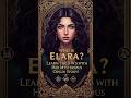 English Learning for Beginners: Who, What, Where, When, Why? Meet Elara.#englishspeakingtopics