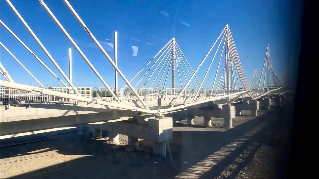 Nuevo puente ferroviario BIOBÍO, así avanza su construcción.