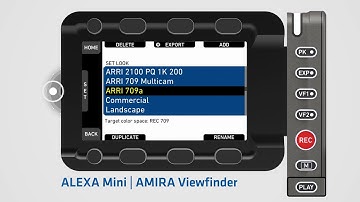 ARRI Tech Tip: ALEXA Mini and AMIRA - How to edit locked Look Library and Standard Look?