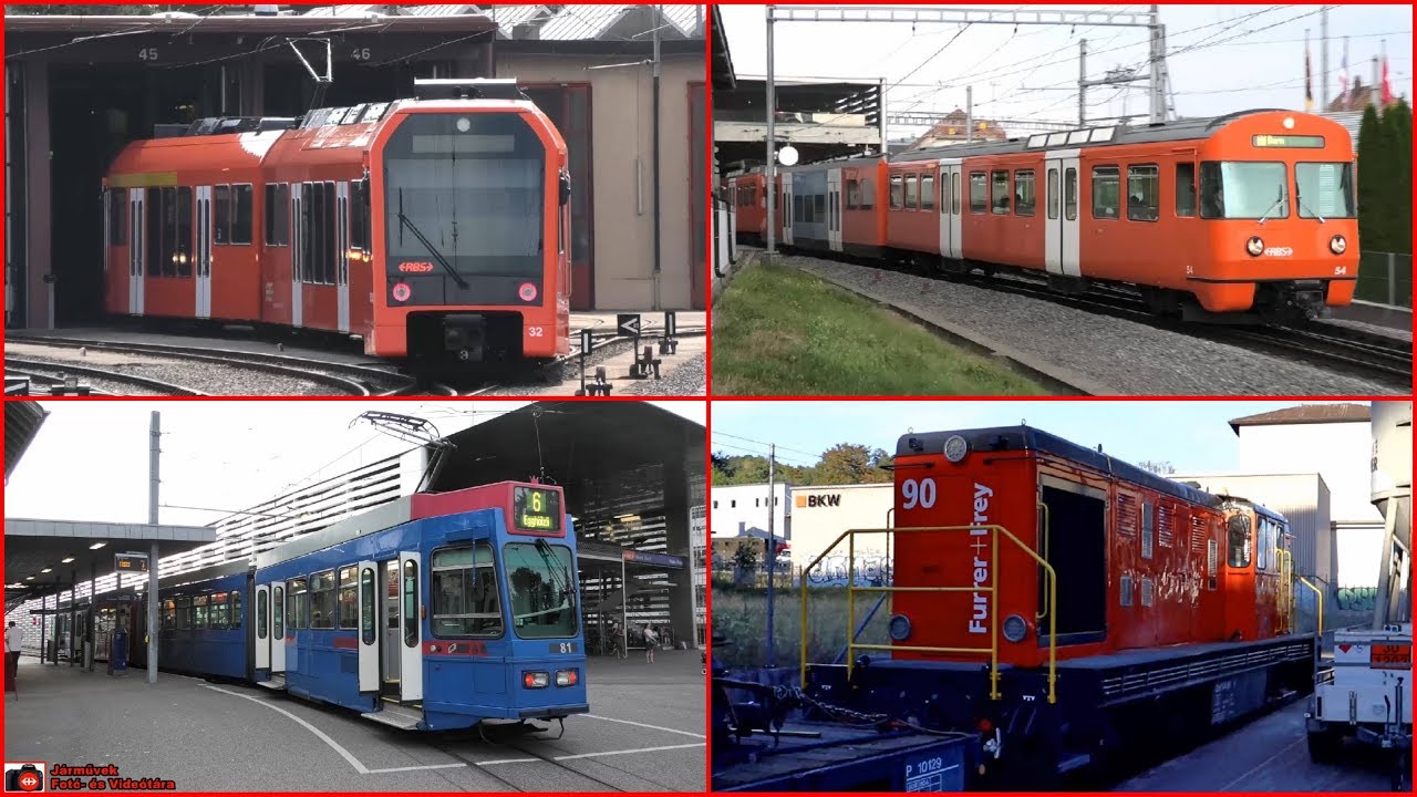 2018.08.08-11. | RBS (Regionalverkehr Bern Solothurn): S7, S8, S9, Straßenbahn 6