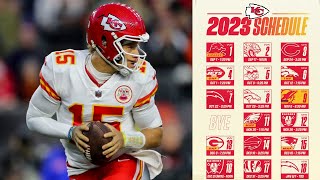 2023 Kansas City Chiefs Schedule Instant Reaction and Predictions! 15-2? 20-0?