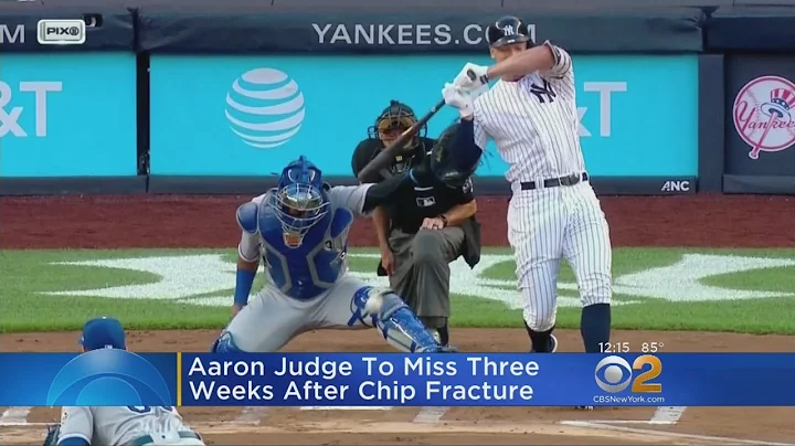 Aaron Judge To Miss Three Weeks After Chip Fracture